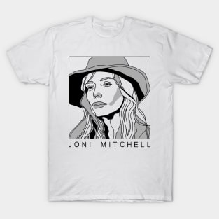 Joni Mitchell •• Minimal Style Fan Art Design T-Shirt